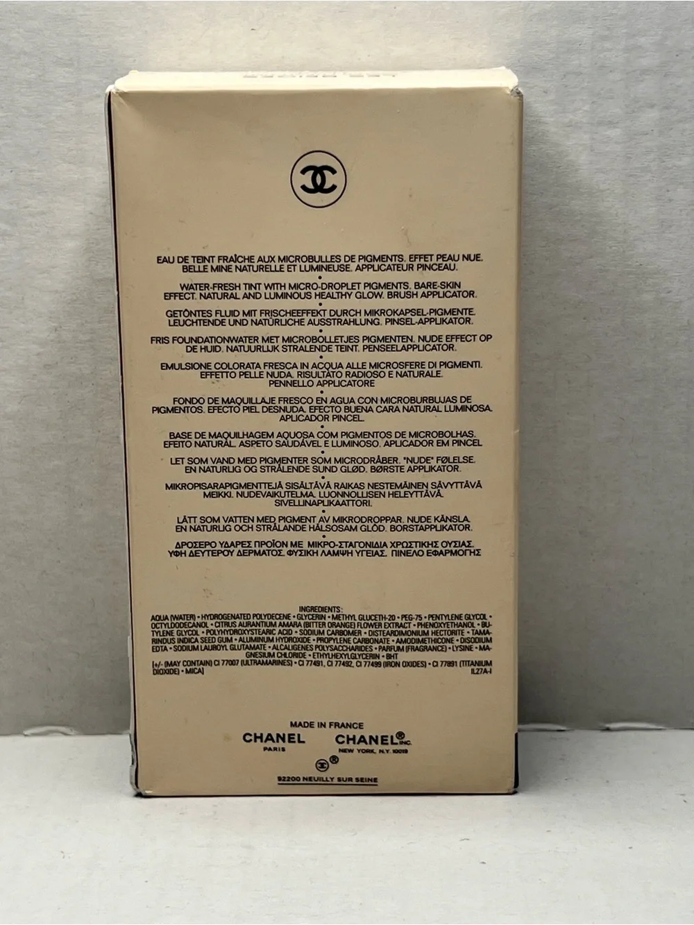 CHANEL LES BEIGES EAU DE TEINT WATER-FRESH TINT